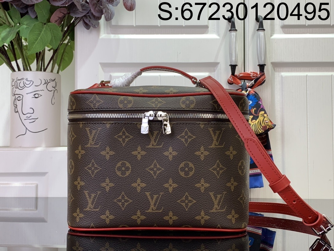 [88factory] 루이비통 니스 BB 베니티 케이스 레드 M12671 18*14.5*24cm LOUIS VUITTON