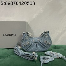 [dxg] 발렌시아가 큐빅 르카골 숄더백 26cm 데님 balenciaga