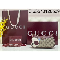 [JHL] 구찌 팬더 티테일 패브릭 미니백 818763 10*19*3.5cm 와인 Gucci