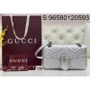 [JHL] 구찌 GG 마몽 마틀라세 숄더백 443497 26*15*7cm 은색 Gucci