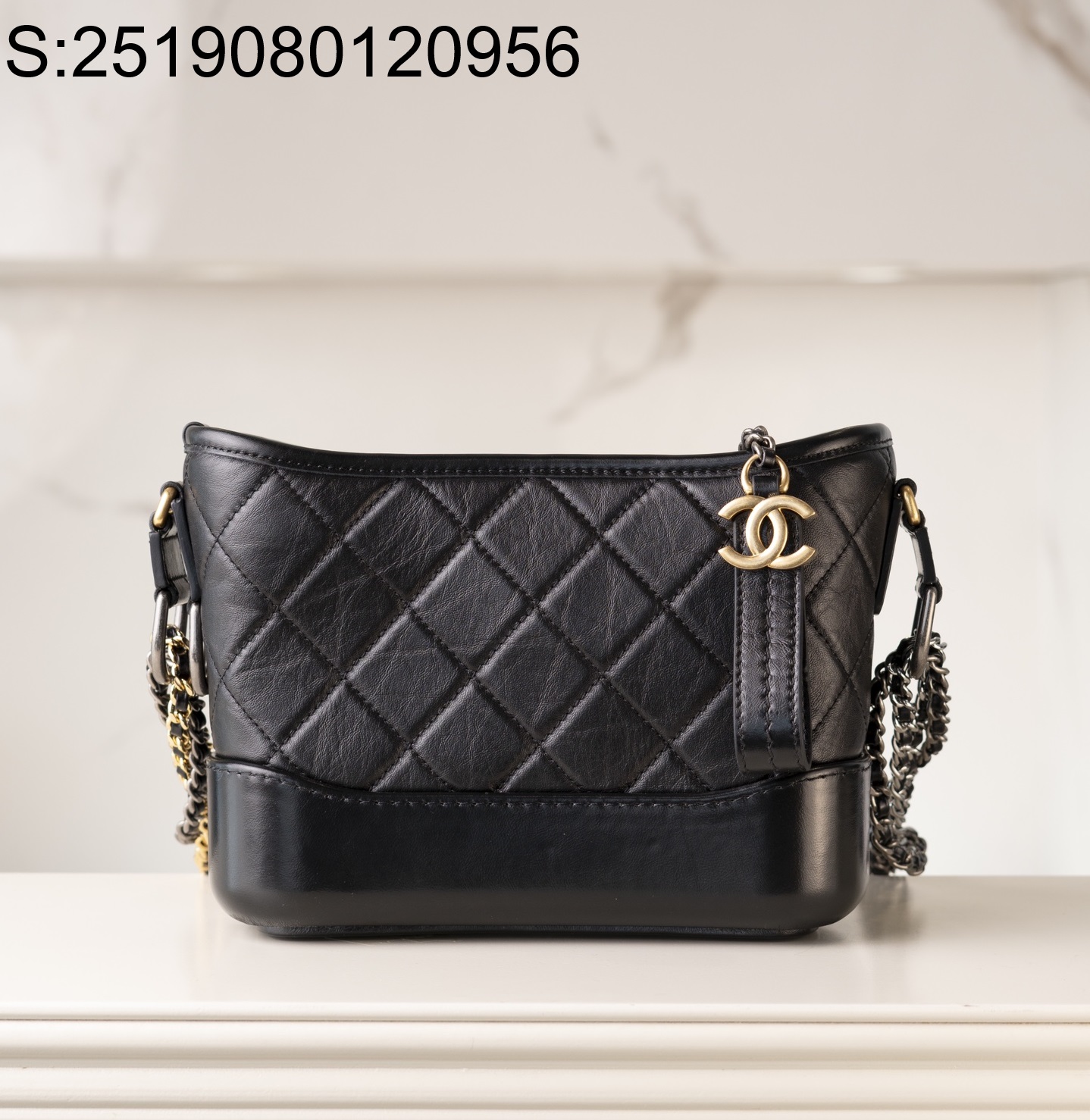 [JD] 샤넬 가브리엘 호보백 스몰 블랙 15*20*8cm CHANEL