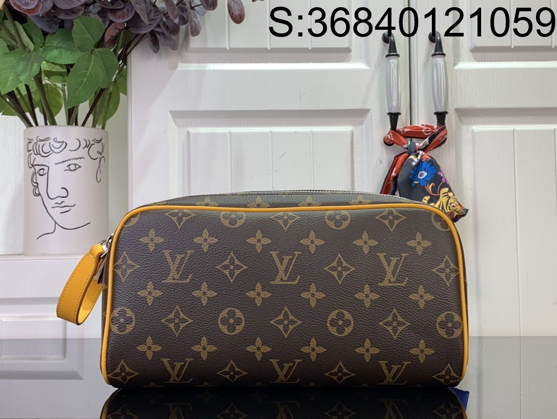 [88factory] 루이비통 돕 키트 클러치백 파우치백 M12643 15*16.5*28cm 옐로우 LOUIS VUITTON