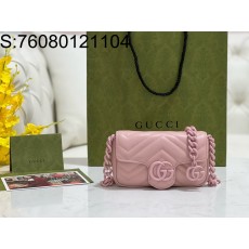 [JHL] 구찌 GG 마르몽 체인 숄더백 699757 16.5*10*4.5cm 핑크 Gucci