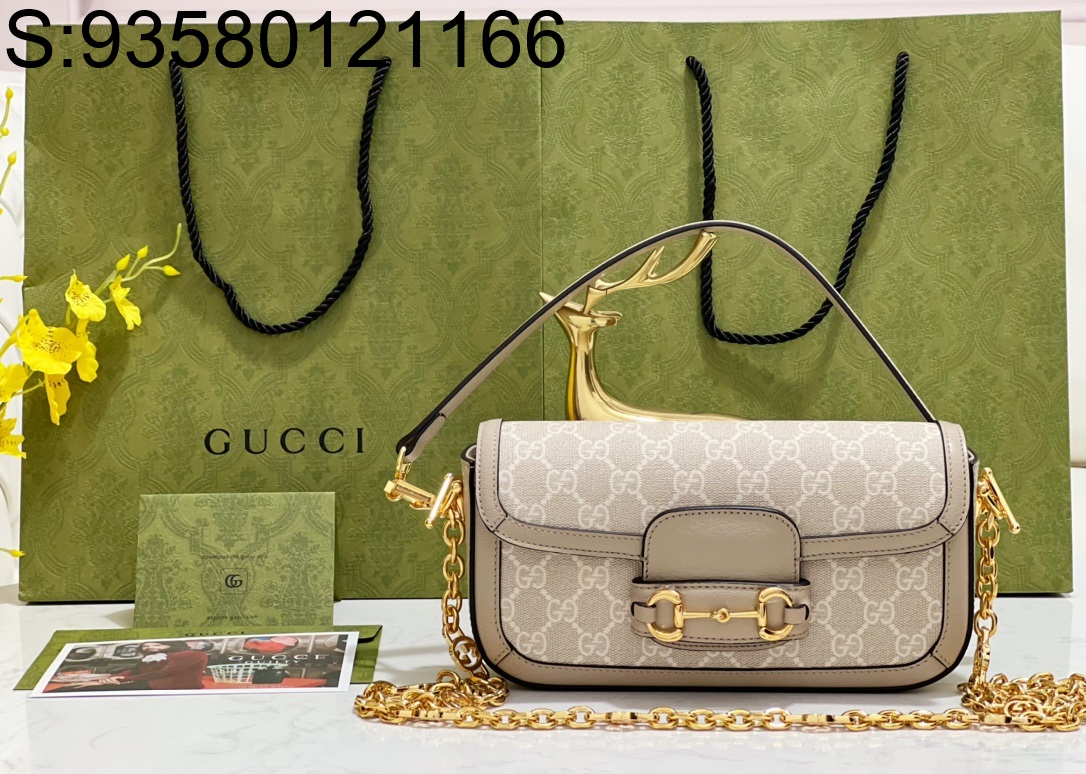 [JHL] 구찌 홀스빗 1955 체인 숄더백 735178 24*13*5.5cm 베이지 Gucci