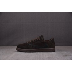 [Y3 KIDS]나이키 에어 조던 레트로 로우 Air Jordan 1 Retro Low OG SP Travis Scott Velvet Brown (PS) 벨벳 브라운 DO5442-202 