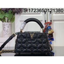 [88factory] 루이비통 카퓌신 이스트 웨스트 미니 네잎클로버 M25283 22*12*8cm 블랙 LOUIS VUITTON