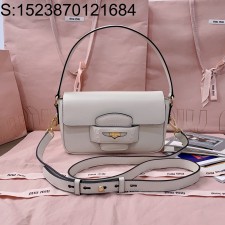 [JHL] 미우미우 패니 숄더백 23*13.5*5cm 5BD270 화이트 miumiu