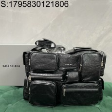 [dxg] 발렌시아가 superbusy 양가죽 토트백 라지 41.9*29*18.9cm 블랙 balenciaga