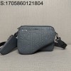 [JHL] 디올 오블리크 레더 새들 트리플파우치 크로스백 그레이 23*16*4cm Dior