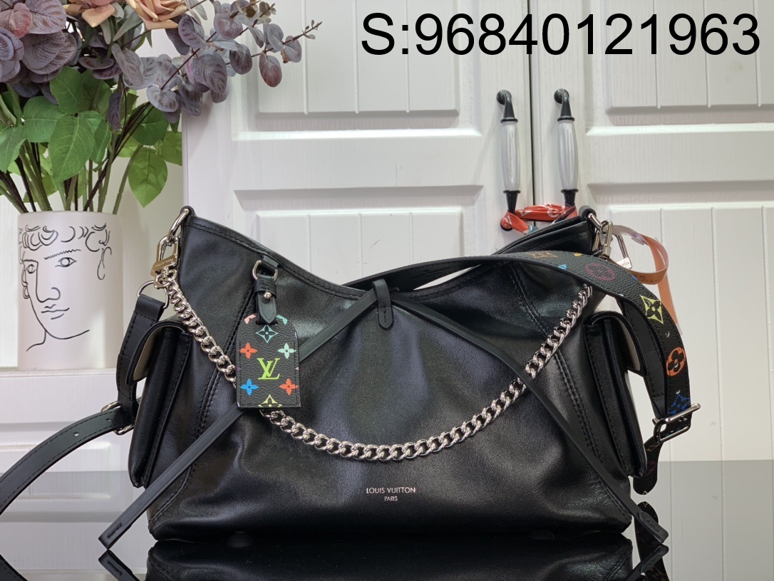 [88factory] 루이비통 캐리올 카고 블랙 스몰 M24861 33.5*23*15cm LOUIS VUITTON