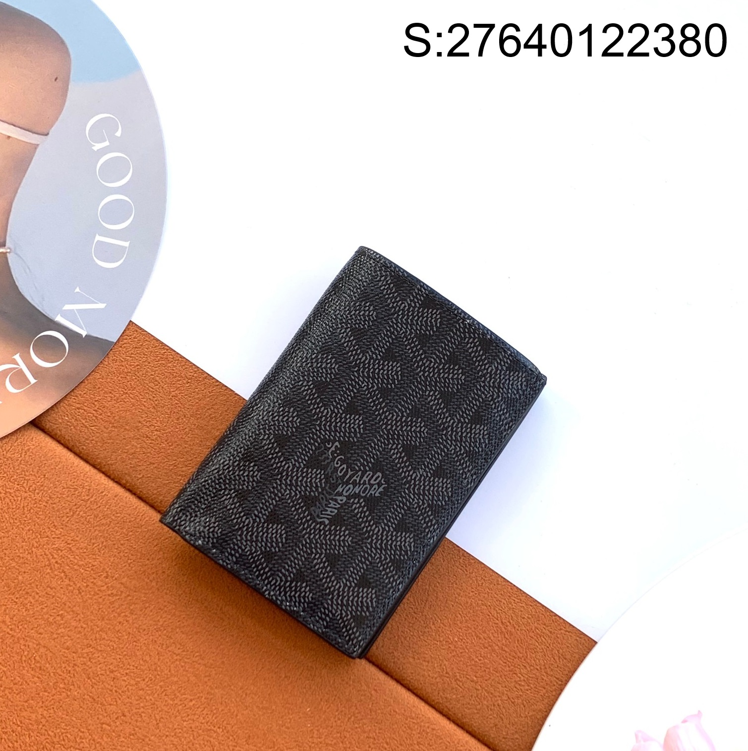 [리미티드] 고야드 생피에르 카드지갑 11*1.5*7.5cm 회흑색 Goyard