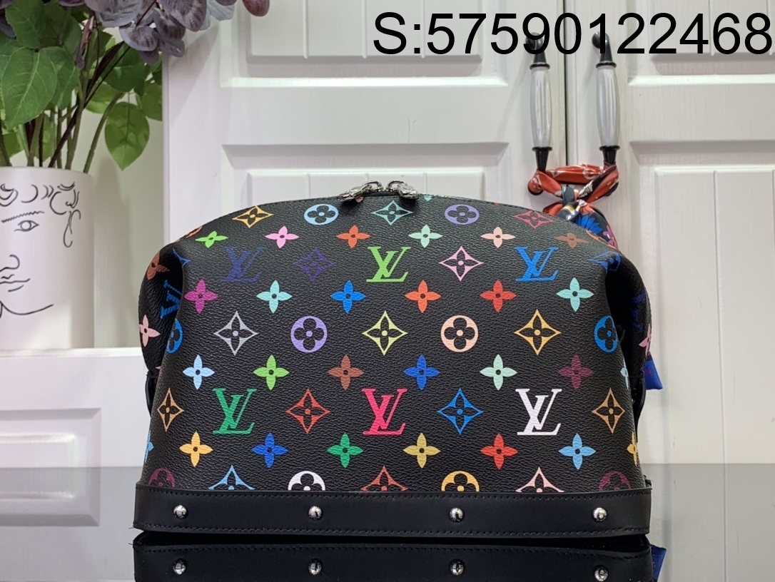 [88factory] 루이비통 컬러 모노그램 포쉐트 코스메티크 파우치 M13743 블랙 27*18*9cm LOUIS VUITTON