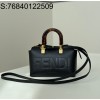 [니콜] 펜디 모노그램 바이 더 웨이 보스턴백 쏘 블랙 미니 17*8*12cm Fendi