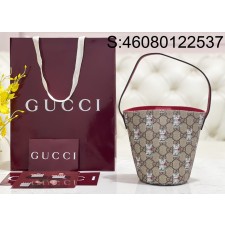 [JHL] 구찌 고양이 GG 프린트 버킷백 752356 18.5*16.5*7.5cm Gucci