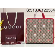 [JHL] 구찌 칠드린 버섯 GG 프린트 토트백 605614 28*26.5*9cm Gucci