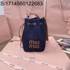 [JHL] 미우미우 데님 버킷백 5BE090 16*22.5*14cm miumiu