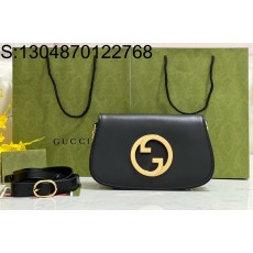 [JHL] 구찌 블론디 레더 숄더백 블랙 699268 28*16*4cm Gucci