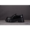【BQ】Prada Monolith 에나멜 블랙 프라다
