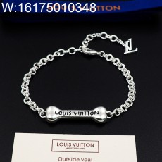 AGG 루이비통 LV 모노그램 본 팔찌 실버 LOUIS VUITTON