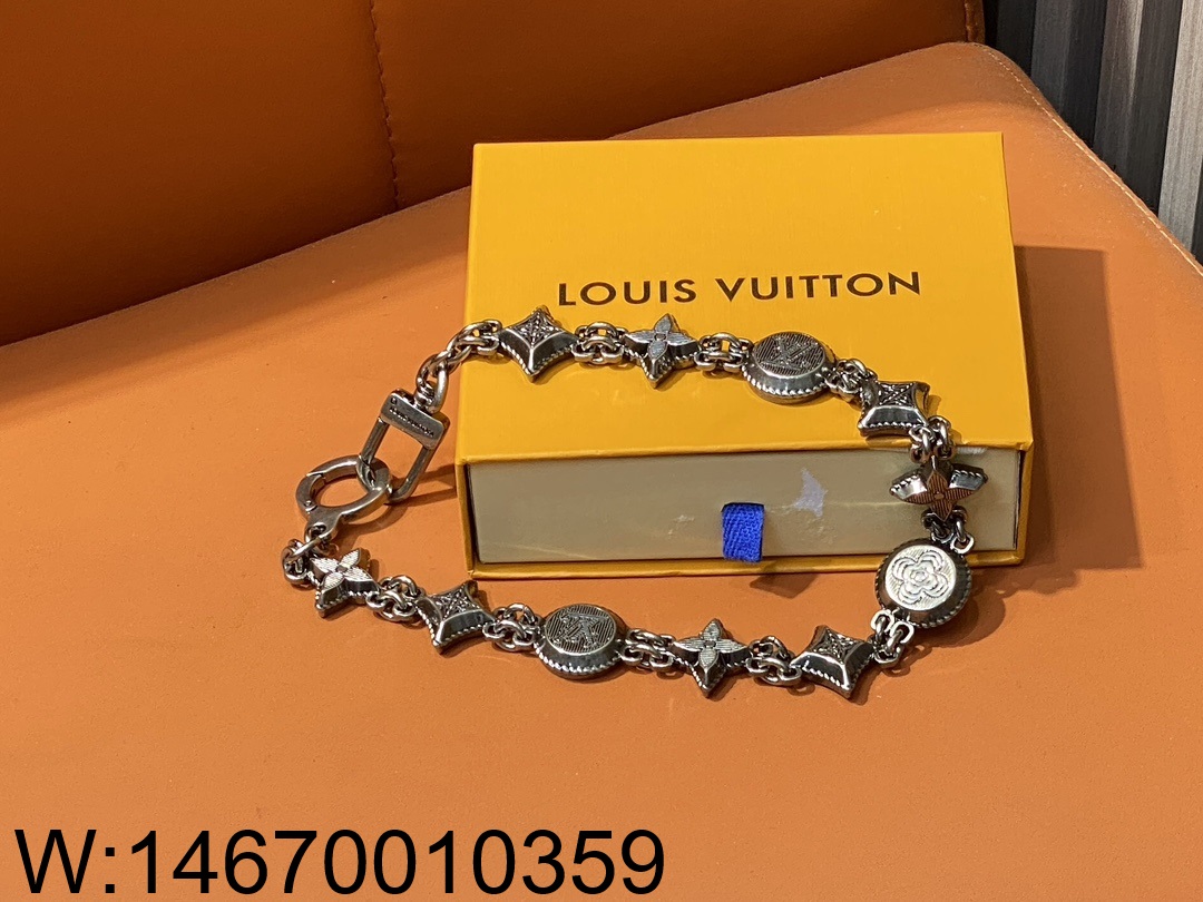 AGG 루이비통 빈티지 LV 프라워 팔찌 LOUIS VUITTON