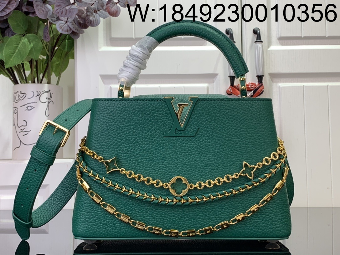 [88factory] 루이비통 카퓌신 BB 17.3*9*27cm M11906 그린 LOUIS VUITTON