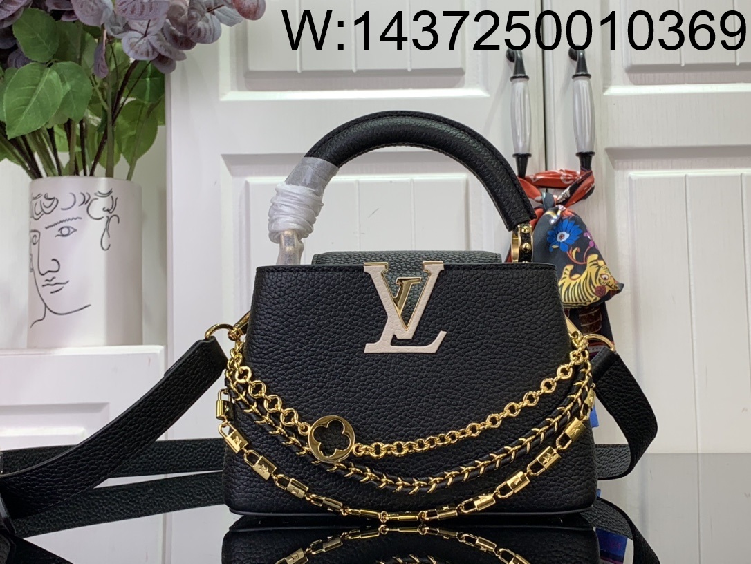 [88factory] 루이비통 카퓌신 미니 21*13.6*8cm M12345 그린 LOUIS VUITTON