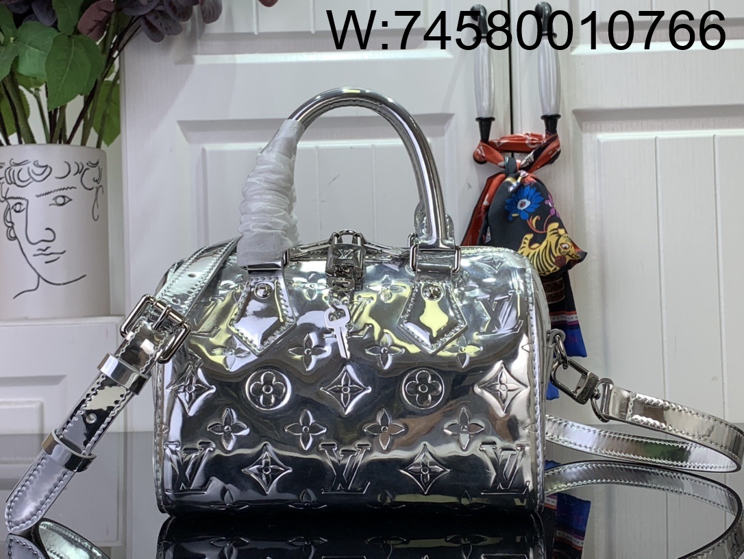 [88factory] 루이비통 스피디 반둘리에 13.5*12*20.5cm M11987 실버 LOUIS VUITTON