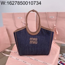 [JHL] 미우미우 데님 토트백 5BG281 28*26*12.5cm miumiu