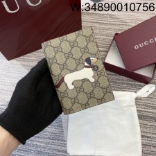 [JHL] 구찌 도그 GG 프린트 여권지갑 14*10cm Gucci