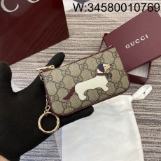 [JHL] 구찌 도그 GG 프린트 동전 잔돈 지갑 12*8*1.5cm Gucci