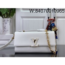 [88factory] 루이비통 월릿 온 체인 카퓌신 12*4*23cm M12265 화이트 LOUIS VUITTON