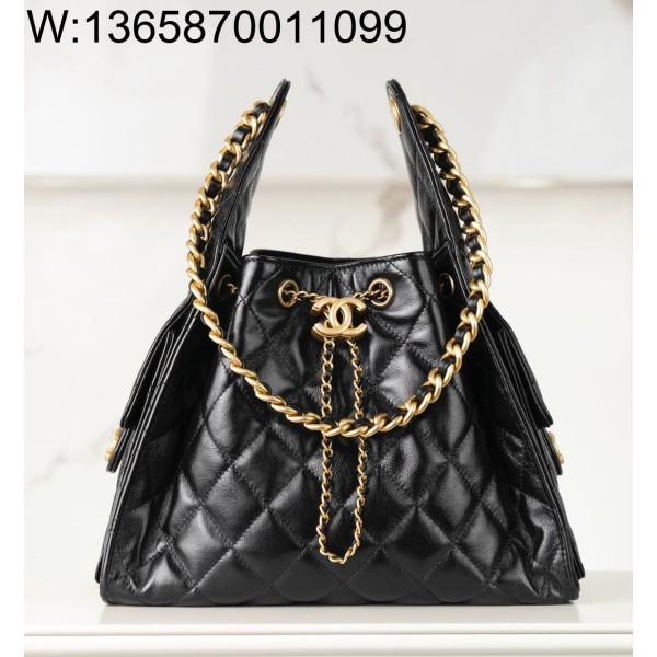 [JD] 샤넬 25C 금장 호보백 스몰 30*26*14cm 블랙 CHANEL