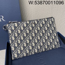 [JHL] 디올 A5 오블리크 클러치 26.5*17.5cm 블루 2ESCA338YSE-H05E Dior