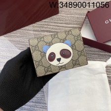 [JHL] 구찌 팬더 GG 프린트 플랩 지갑 14*10cm Gucci