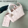 [JHL] 디올 스몰 뚜주흐 버티컬 토트백 매크로까나쥬 연핑크 M2822 23*15*15cm