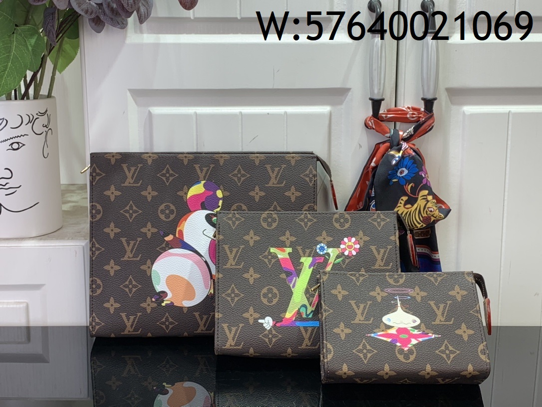 [88factory] 루이비통 LV X TM 트리오 토일레트리 파우치 M13762 20*5.5*25cm