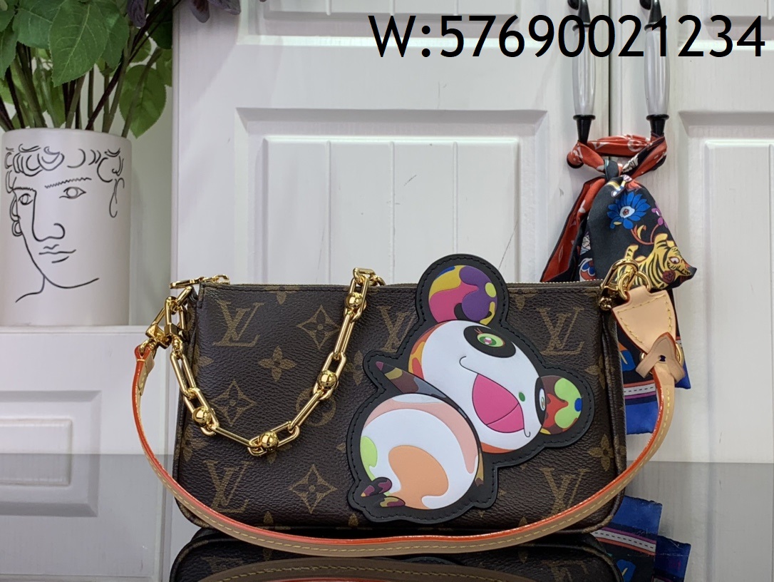 [88factory] 루이비통 LV X TM 포쉐트 악세수아 숄더백 13*4*22cm M13440 브라운