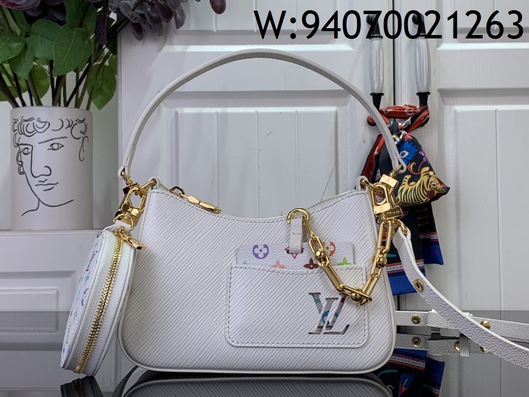 [88factory] 루이비통 LV X TM 마렐리니 13.5*6.5*19cm M13100 화이트