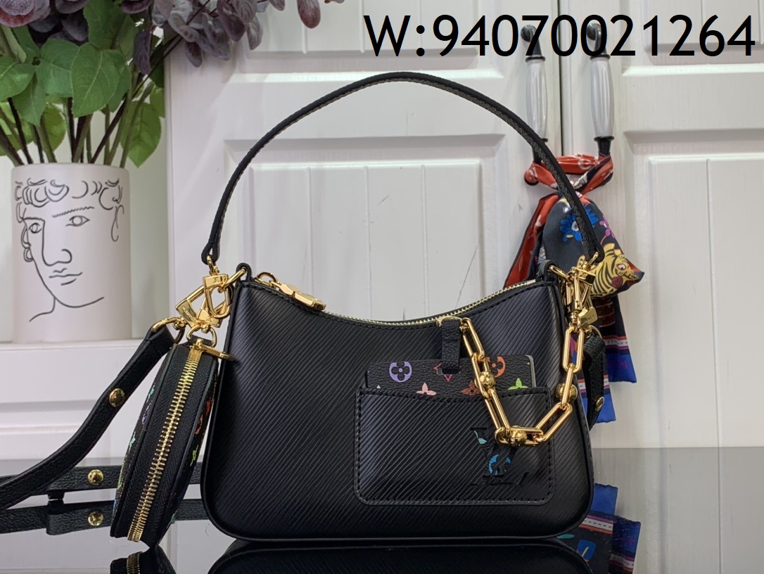 [88factory] 루이비통 LV X TM 마렐리니 13.5*6.5*19cm M13099 블랙