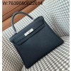 [장인의집] 에르메스 켈리 28 은장 블랙 togo