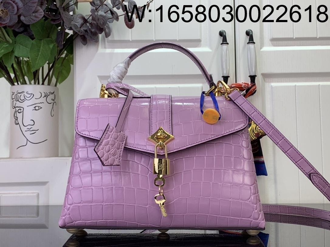 [88factory] 루이비통 로즈 데 벙 막어무늬 N84713 N84714 라이트 퍼플 27*18*9cm