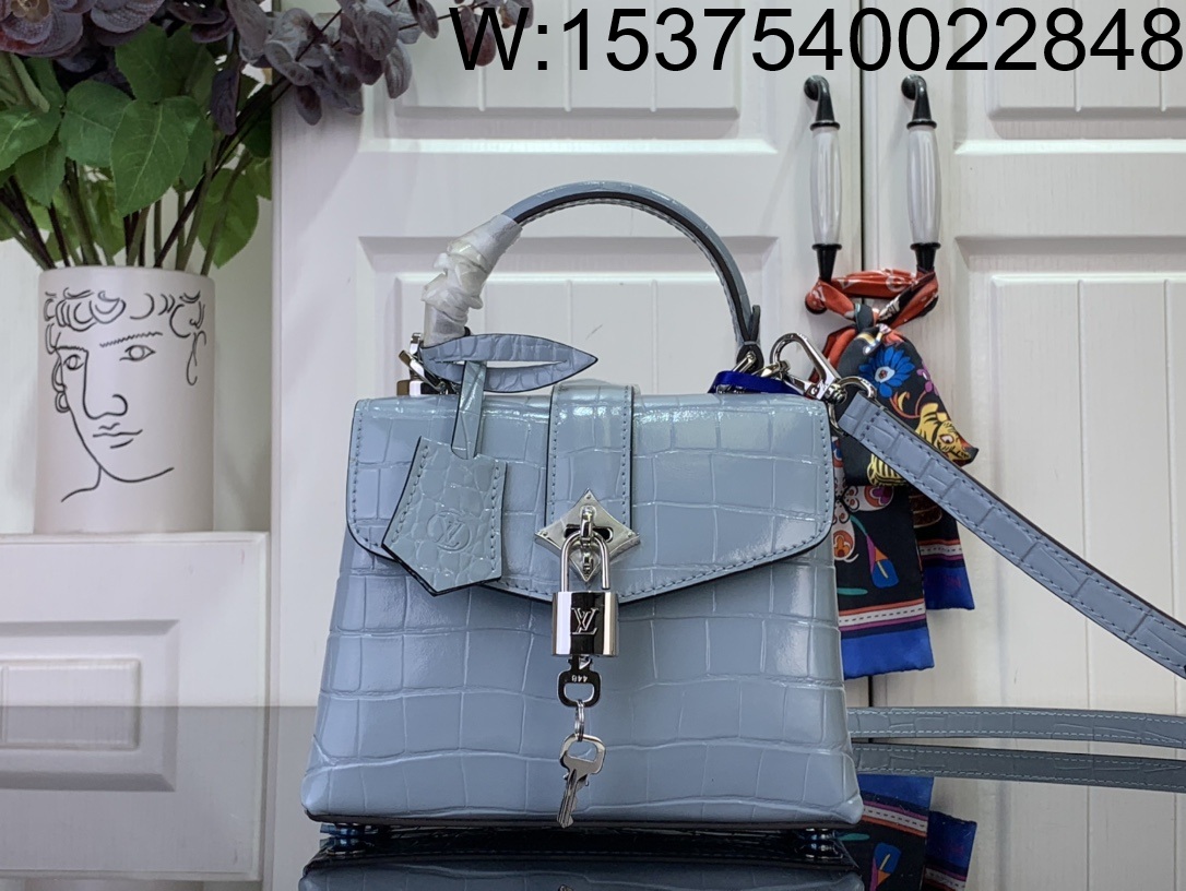 [88factory] 루이비통 로즈 데 벙 막어무늬 N84713 N84714 라이트 블루 19*15*9cm