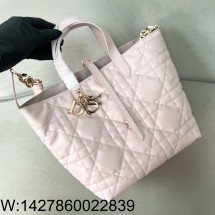 [JHL] 디올 D 뚜주흐 까나쥬 토트 숄더백 핑크 미디엄 23*24*16cm