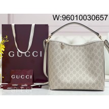[JHL] 구찌 GG 엠블럼 숄더백 815103 25*15.5*25cm 화이트