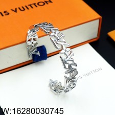 AGG 루이비통 LV 프라워 C 팔찌 은색