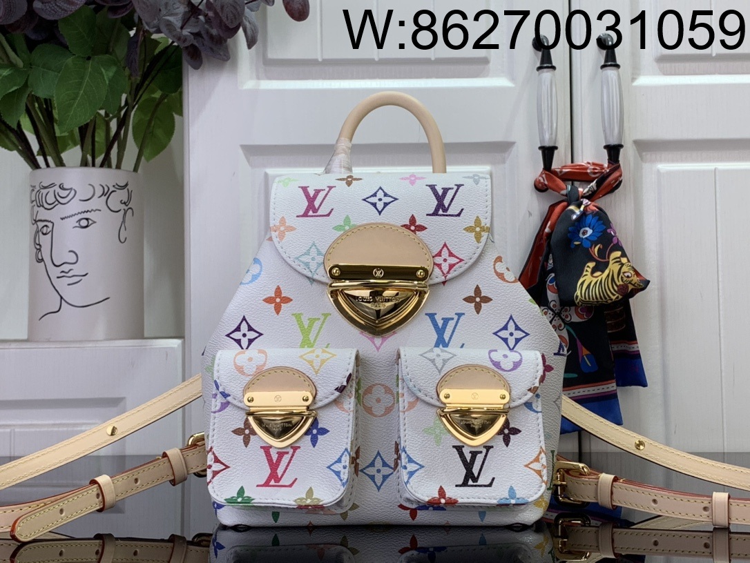 [88factory] 루이비통 LV X TM 베니스 팩팩 M13081 24*26*7cm 화이트