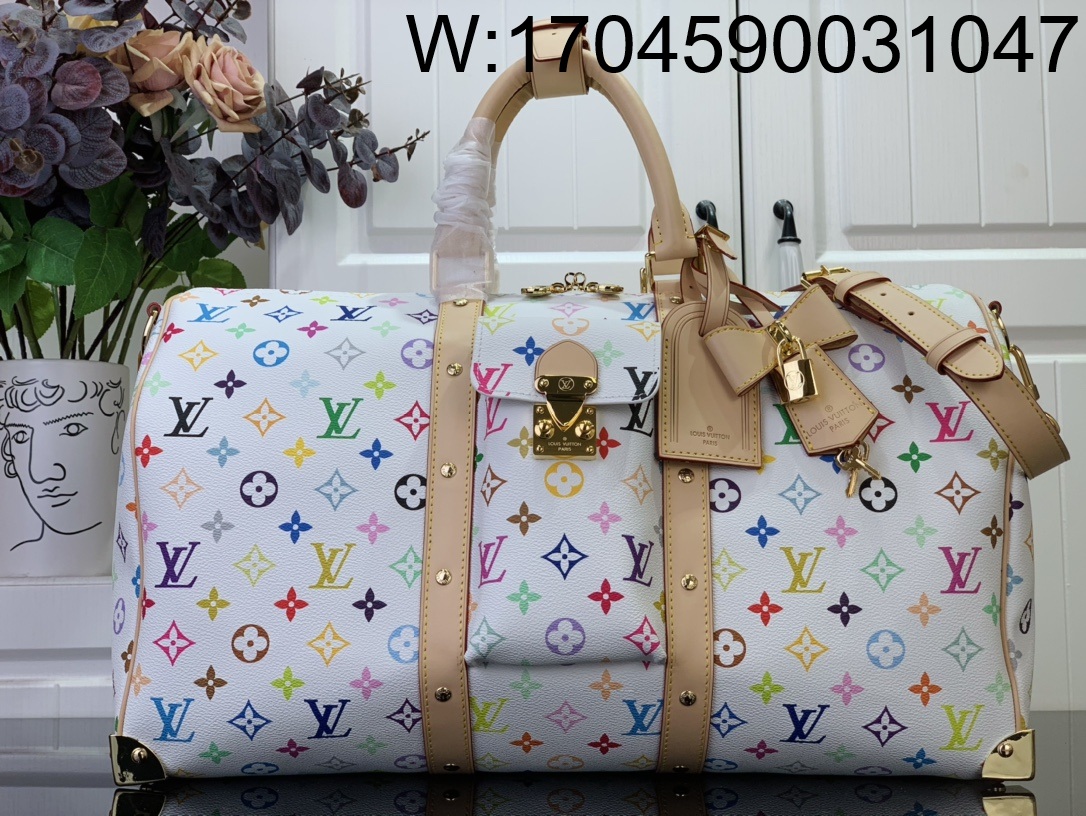 [88factory] 루이비통 LV X TM 키폴 반둘리에 M13742 27*20*45cm 화이트