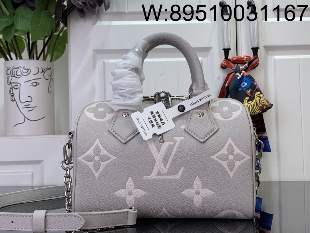 [88factory] 루이비통 스피디 반둘리에 M14207 13.5*12*20.5cm 애쉬 퍼플