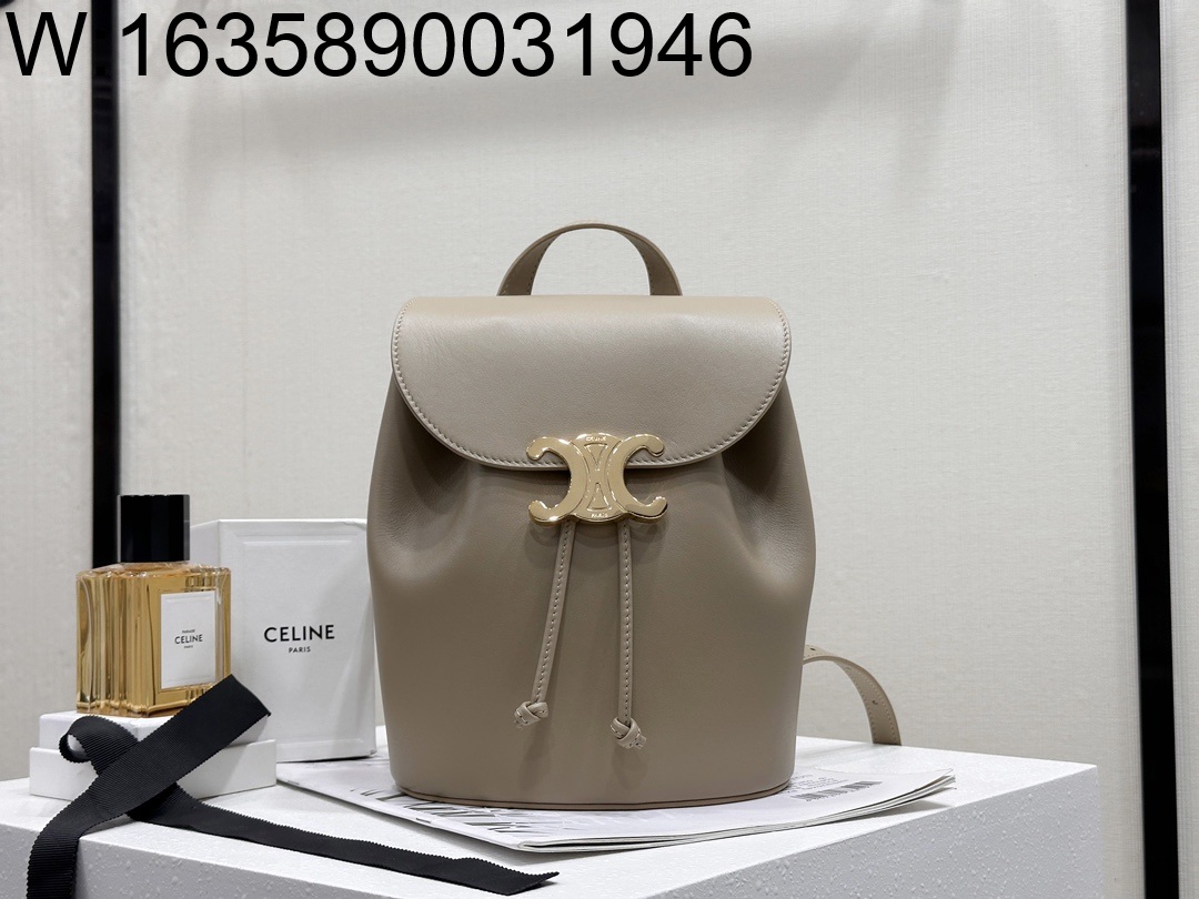 백경 셀린느 보니 스무스 백팩 25*18*13cm 118703 베이지
