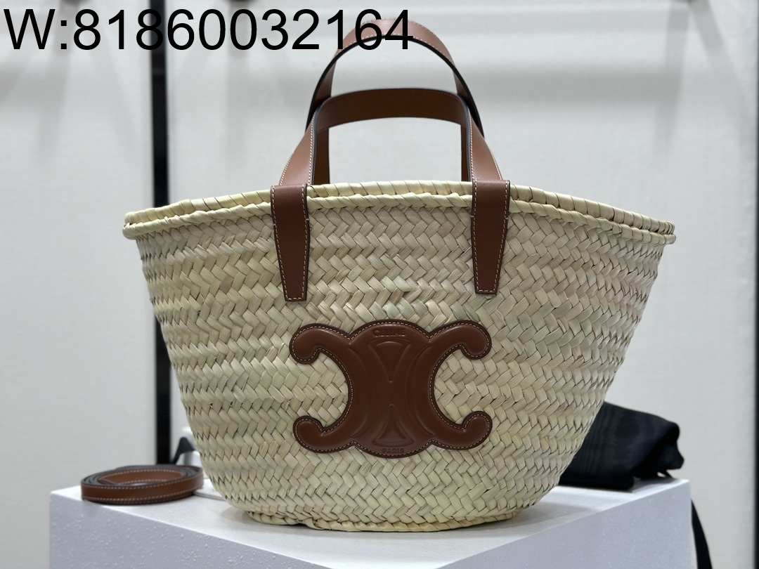 백경 셀린느 틴 클래식 파니에 라피아백 23*21*15cm 113832 미디엄